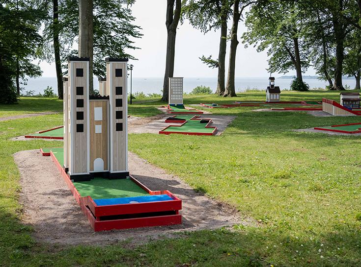 Minigolf på Örenäs Slott