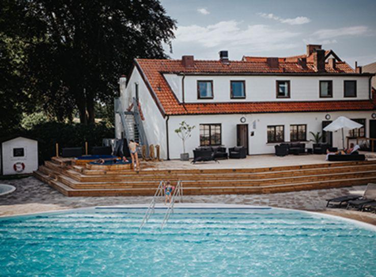 Pool på Örenäs Slott