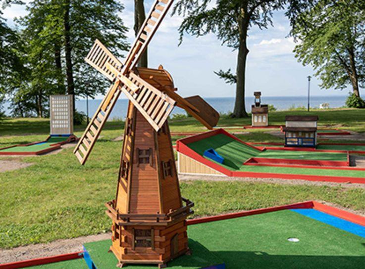 Minigolf på Örenäs Slott